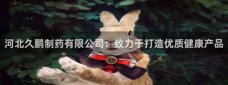 9游会老哥：河北久鹏制药有限公司：致力于打造优质健康产品