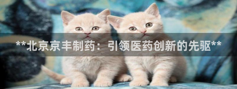 九游会老哥俱乐部社区论坛：**北京京丰制药：引领医药创新的先驱**