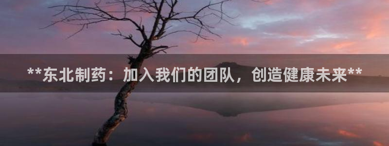 老哥俱乐部是干什么的啊：**东北制药：加入我们的团队，创造健康未来**