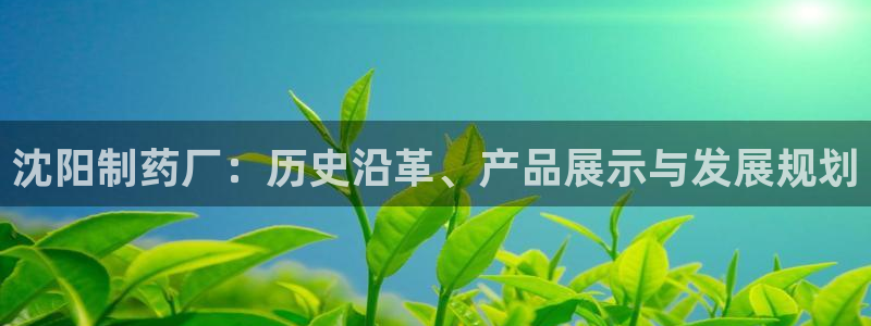 九游老哥俱乐部官网登录不了：沈阳制药厂：历史沿革、产品展示与发展规划