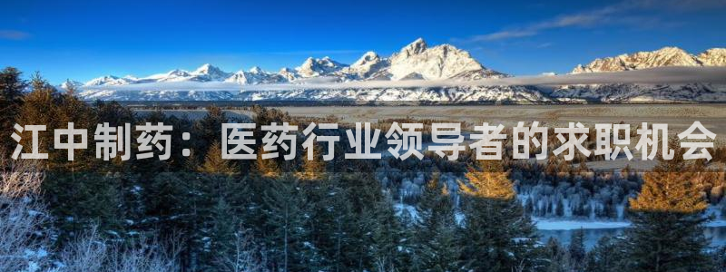 usdt九游会老哥俱乐部：江中制药：医药行业领导者的求职机会
