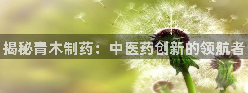 九游会老哥俱乐部官网首页：揭秘青木制药：中医药创新的领航者