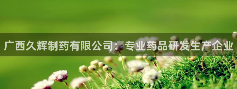 九游老哥俱乐部官网登录不了：广西久辉制药有限公司：专业药品研发生产企业