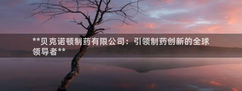 九游老哥俱乐部官网登录：**贝克诺顿制药有限公司：引领制药创新的全球
领导者**