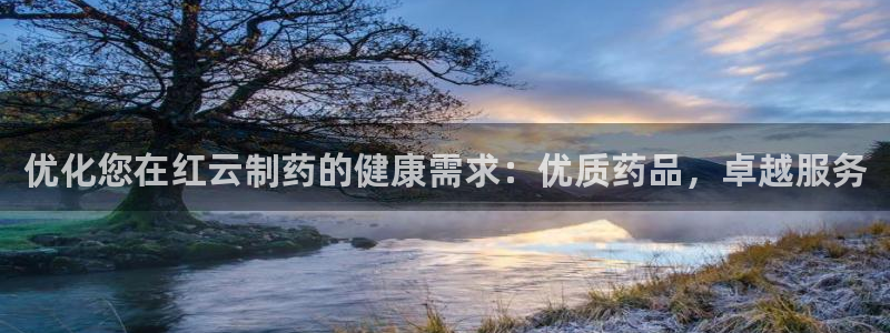 九游老哥俱乐部官网登录不了：优化您在红云制药的健康需求：优质药品，卓越服务